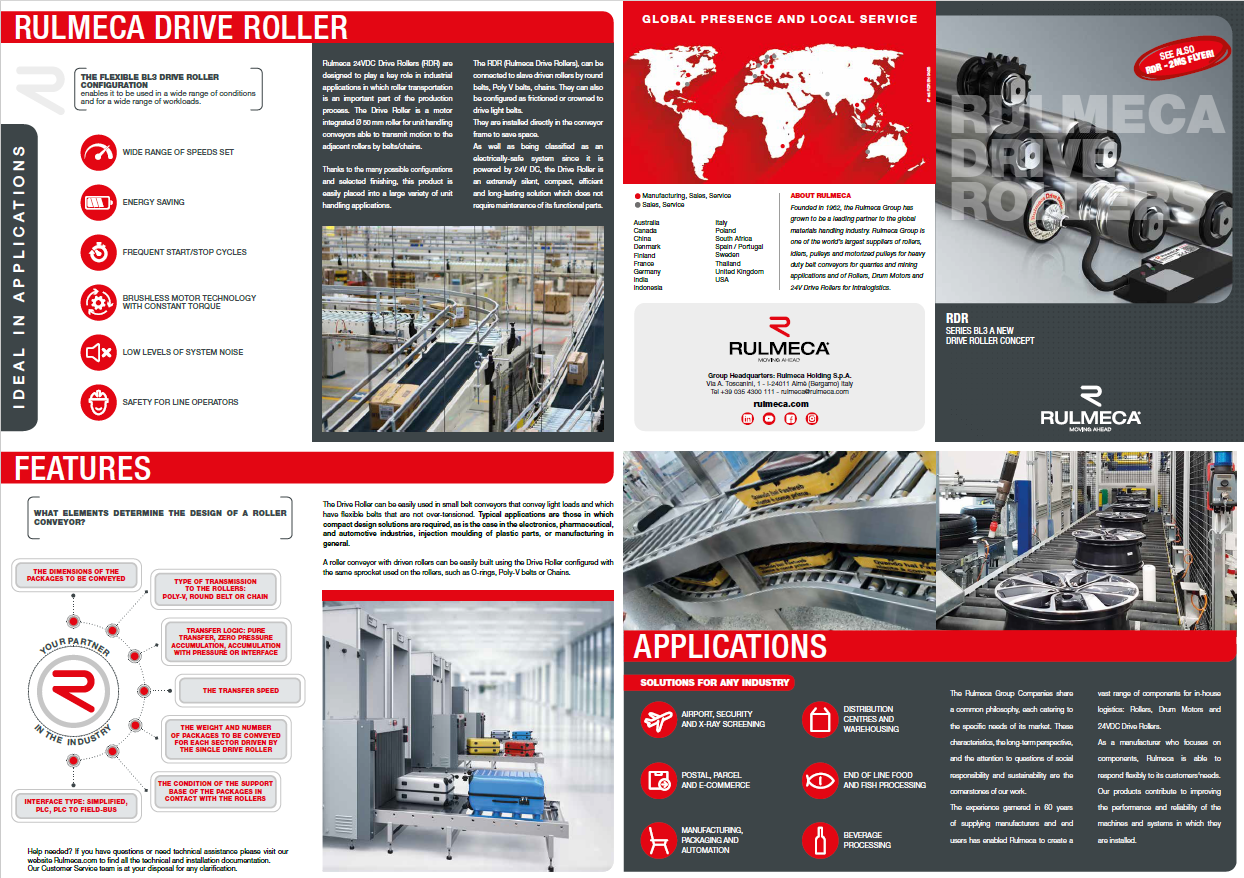 Drive roller catalogue